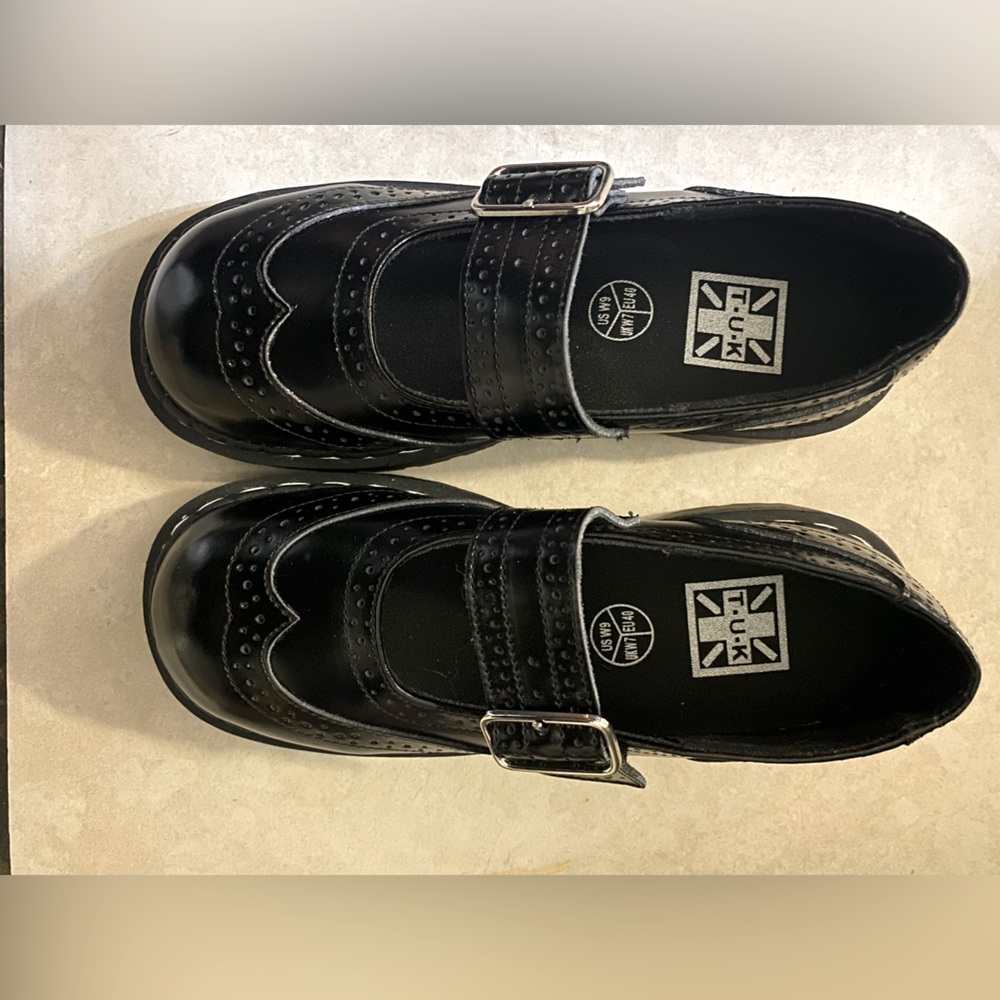 T.U.K Brogue Mary Janes